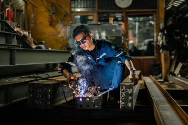 A Man in a Workshop